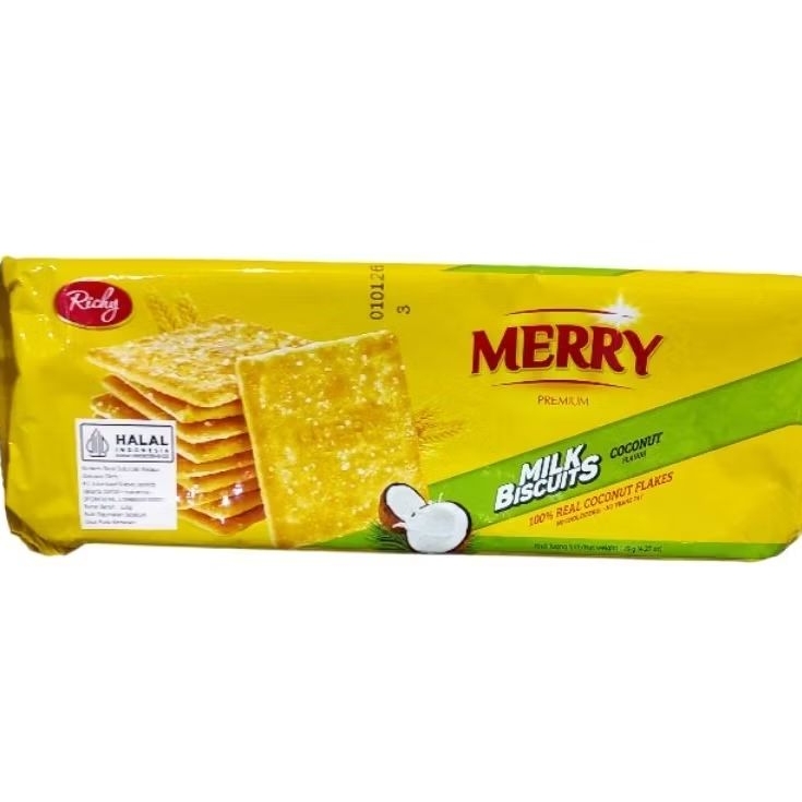 

Richy Merry Coconut Milk Biscuits 120gr fi halal