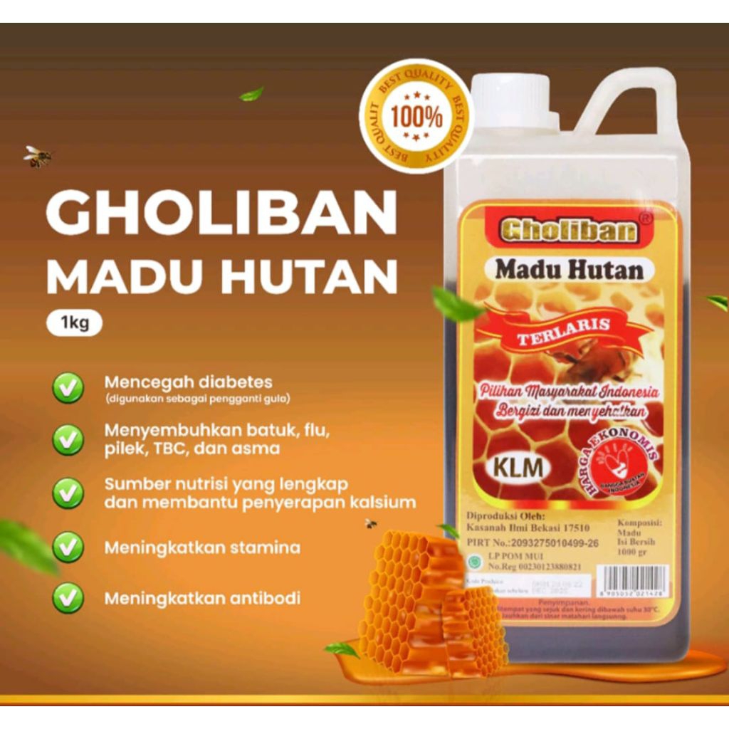 

Madu Murni Gholiban 1kg