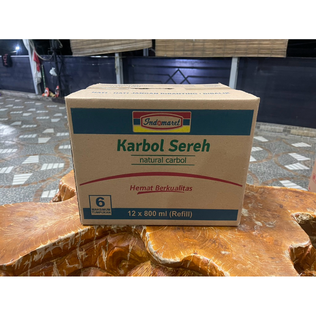 

Kardus 32 cm x 26 cm x 25 cm (350) Bekas Karbol S 12x800ml Single Wall