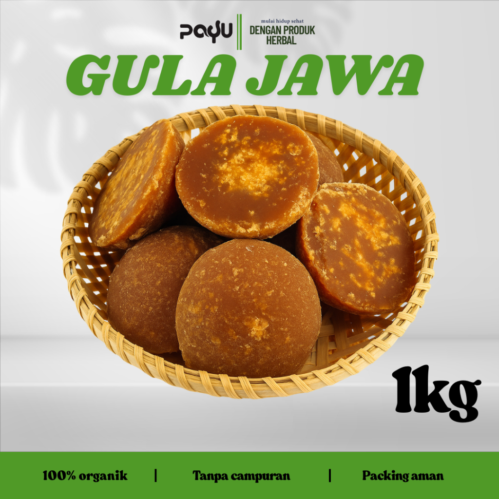 

Gula Jawa Merah Kelapa premium 1kg by payu herbal