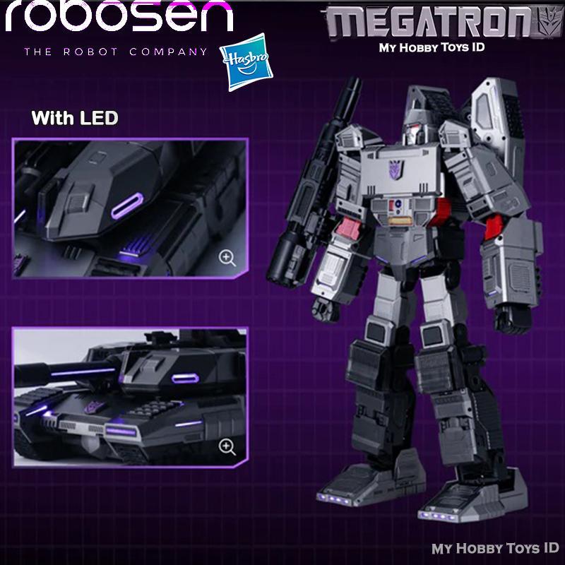 Original Robosen Transformers Premium Robot Megatron Auto-Transform Tank Musuh Optimus Prime Hasbro