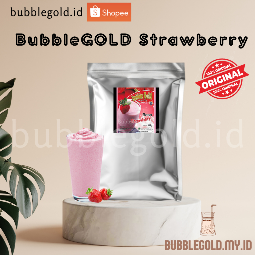

Bubble GOLD Strawberry ORIGINAL BEST SELLER