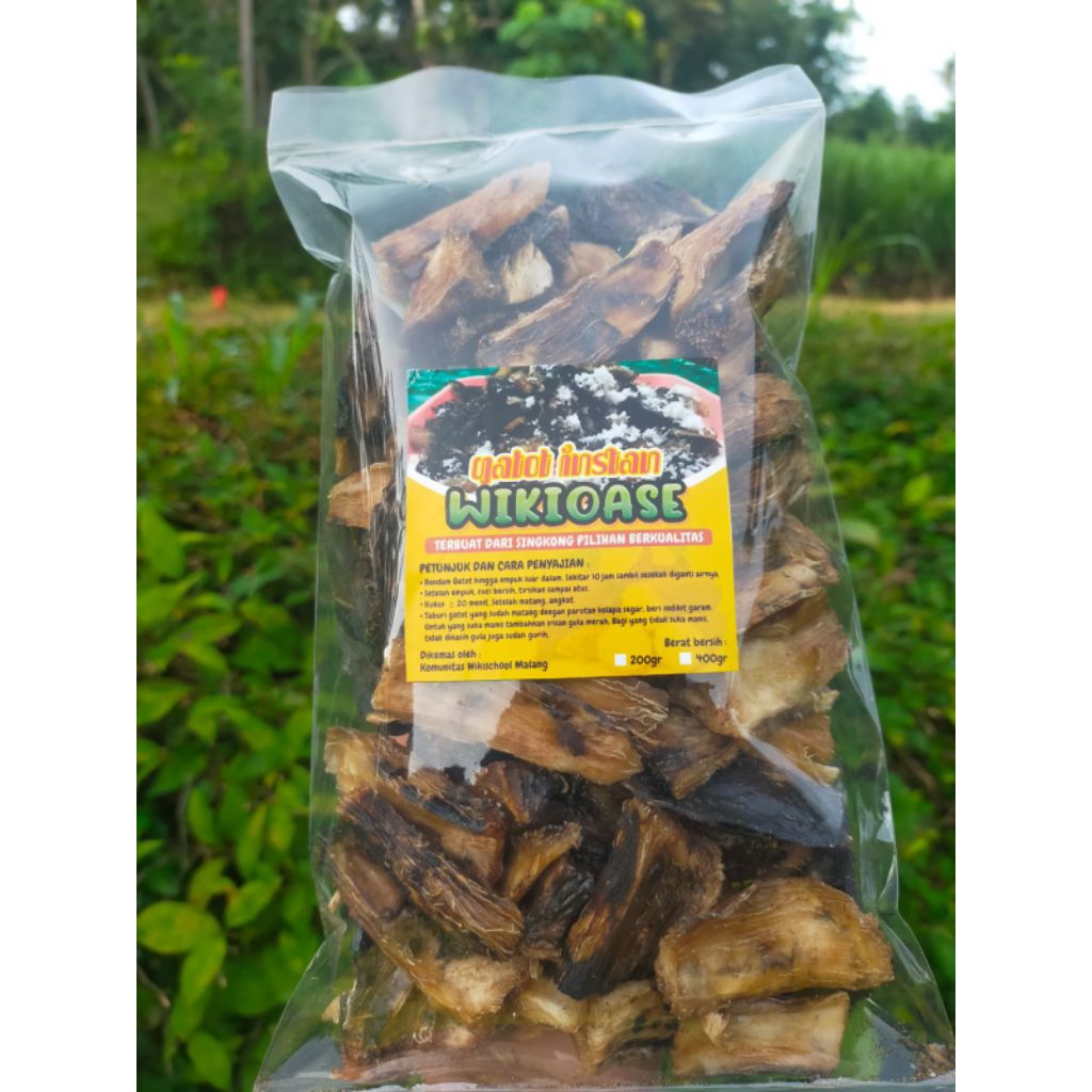 

Gatot Singkong Instan Kering Wikioase Camilan Tradisional Cassava Kenyil-kenyil