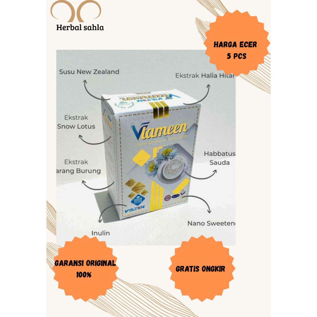 

SUSU VOLTEN ecer kemasan isi 10 dan 5 sachet