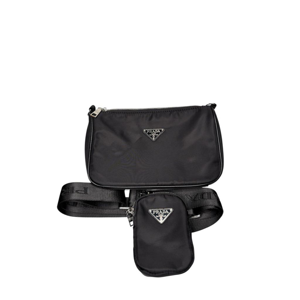 tas wanita hitam prada