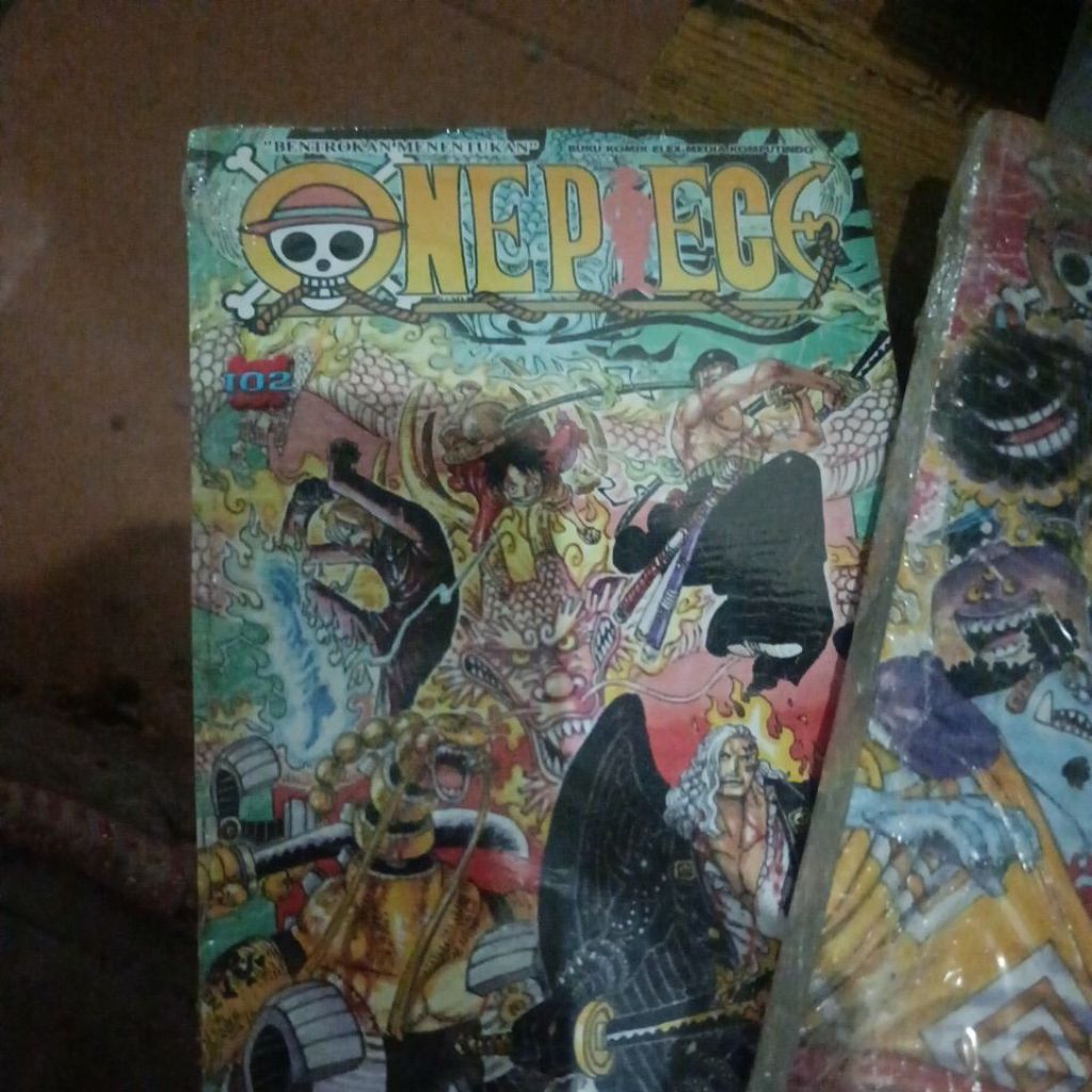 preloved dapat 3 komik (one piece vol 99,102,104 original Elex media)