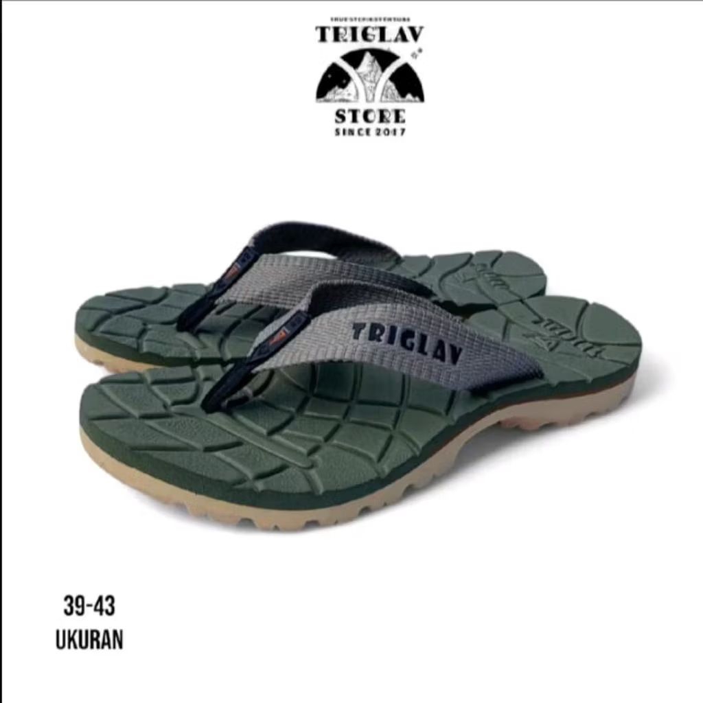 Sandal Jepit Triglav Casual Pro Army Sandal Outdoor Sandal Pria