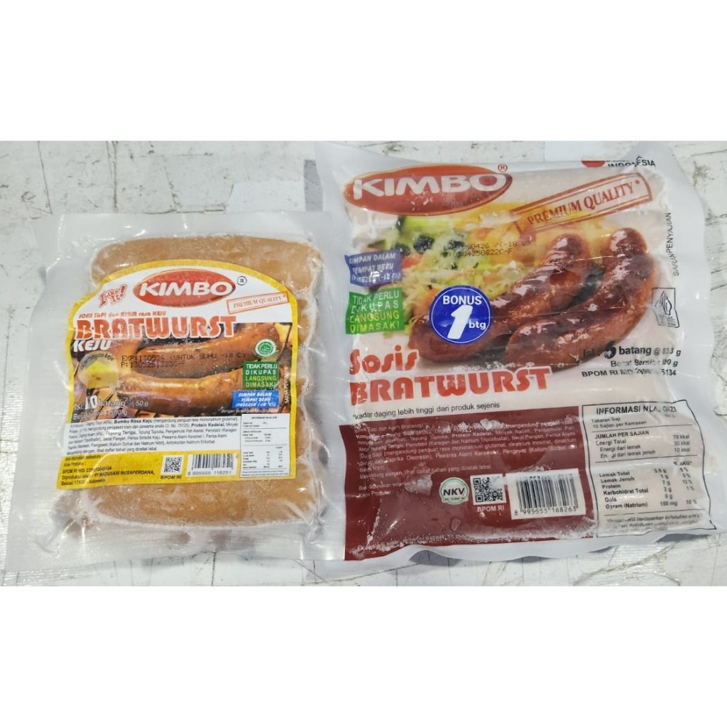 

Sosis Kimbo Original & Keju (Sosis Bakar atau Goreng)