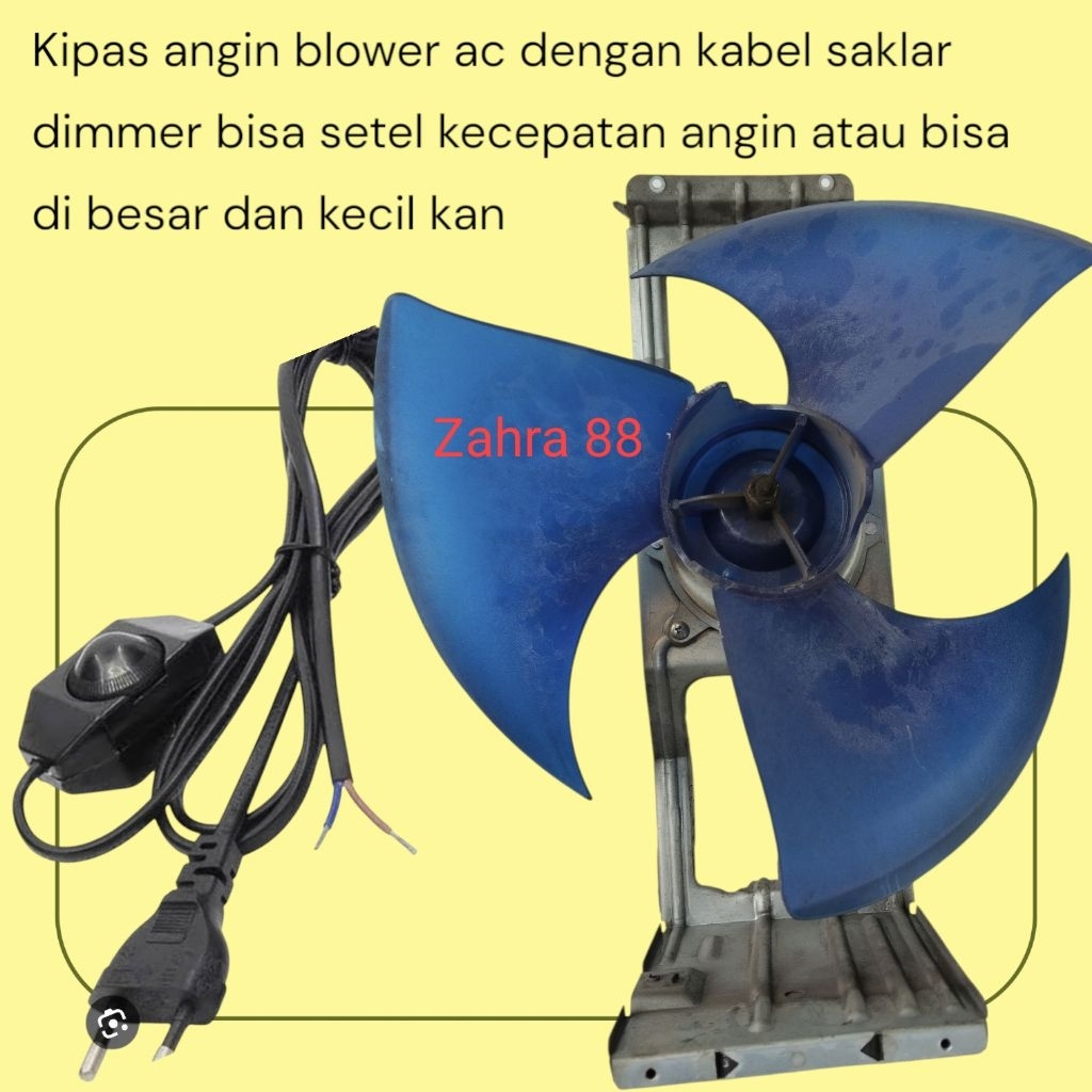 DIMMER KIPAS ANGIN BLOWER AC  2PK 3 DAUN DENGAN KABEL COLOKAN SAKLAR DIMMER / KIPAS ANGIN BLOWER OUT