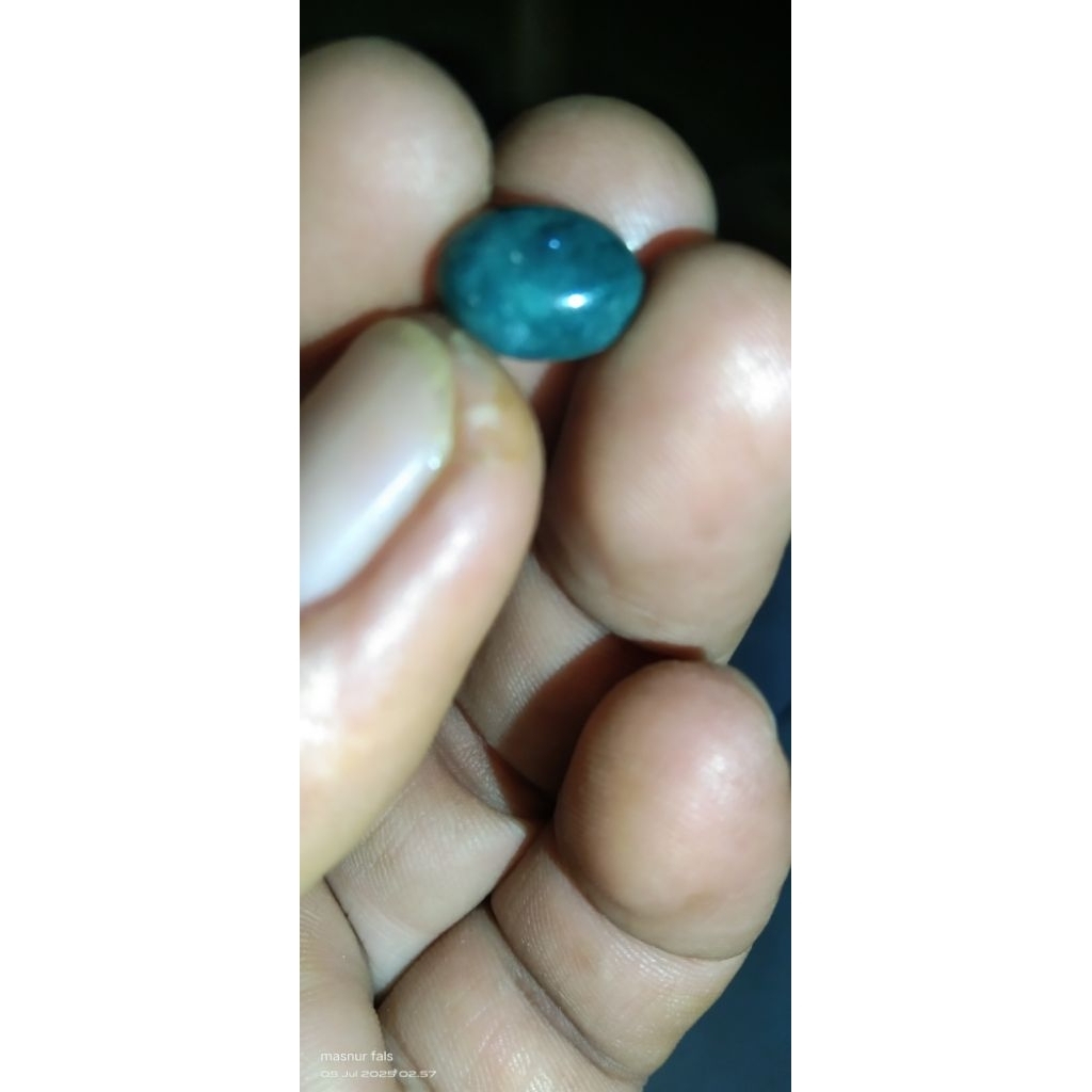 Batu garut cikolak crystal visual warna hijau kebiruan