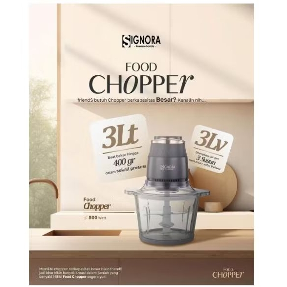 FOOD CHOPPER SIGNORA