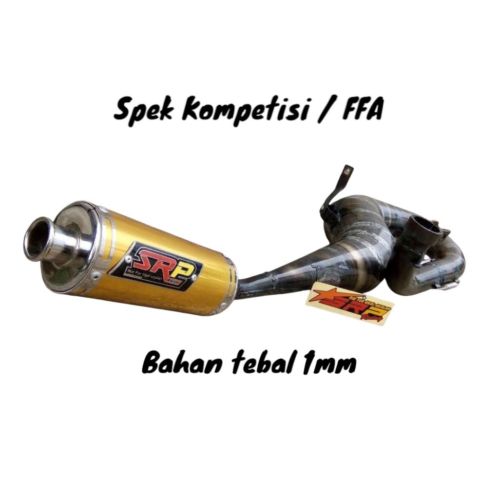 Knalpot Racing Vespa SRP Kanan Kompetisi/FFA