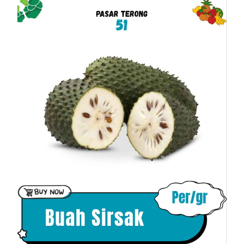 

Buah Sirsak Makassar 500g
