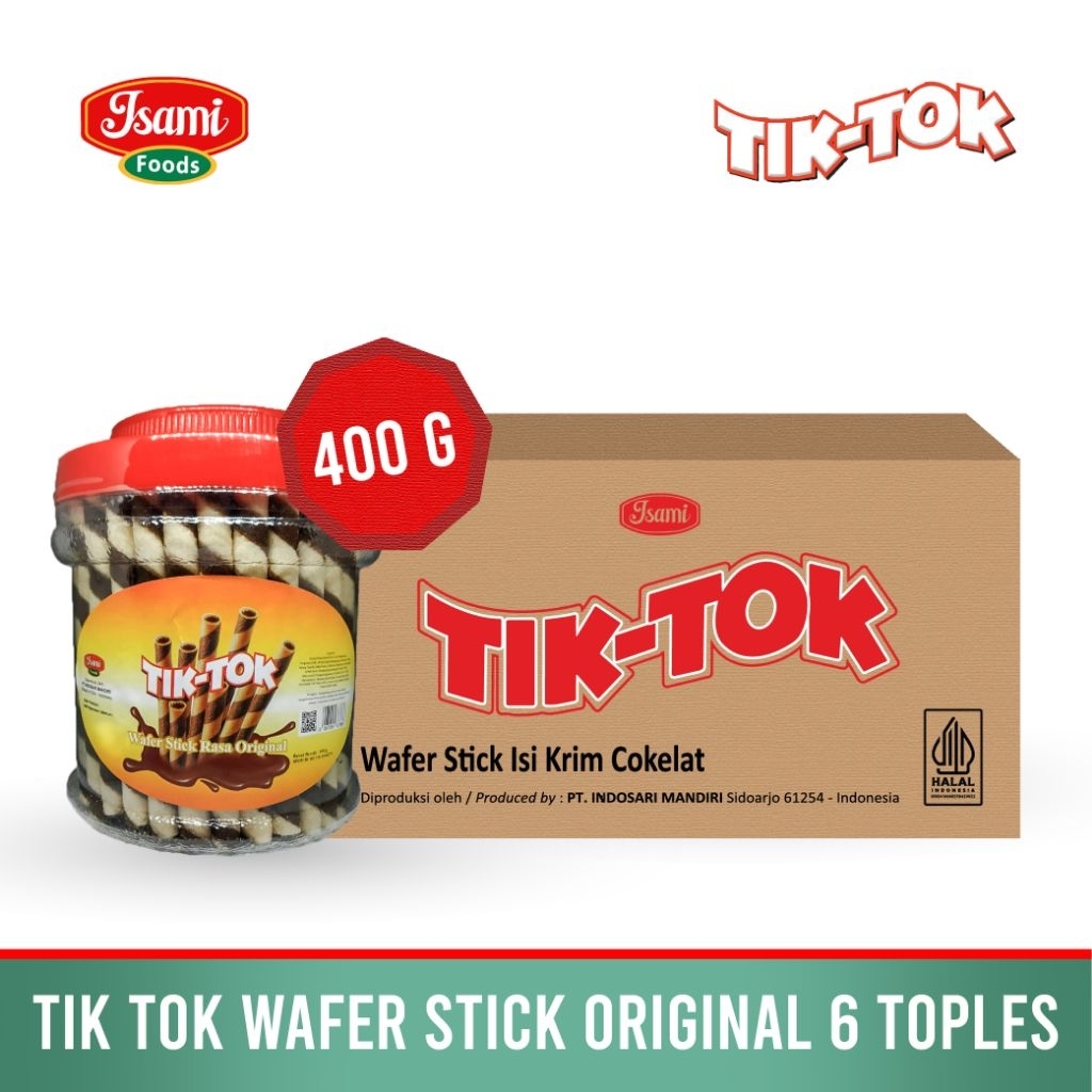 

TIK-TOK STICK WAFER ROLL 400gr