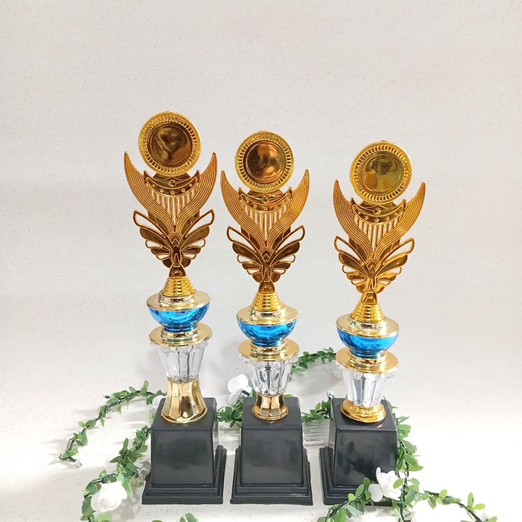 Piala Set Kaca Belimbing Kombinasi Mangkok Juara 1-3