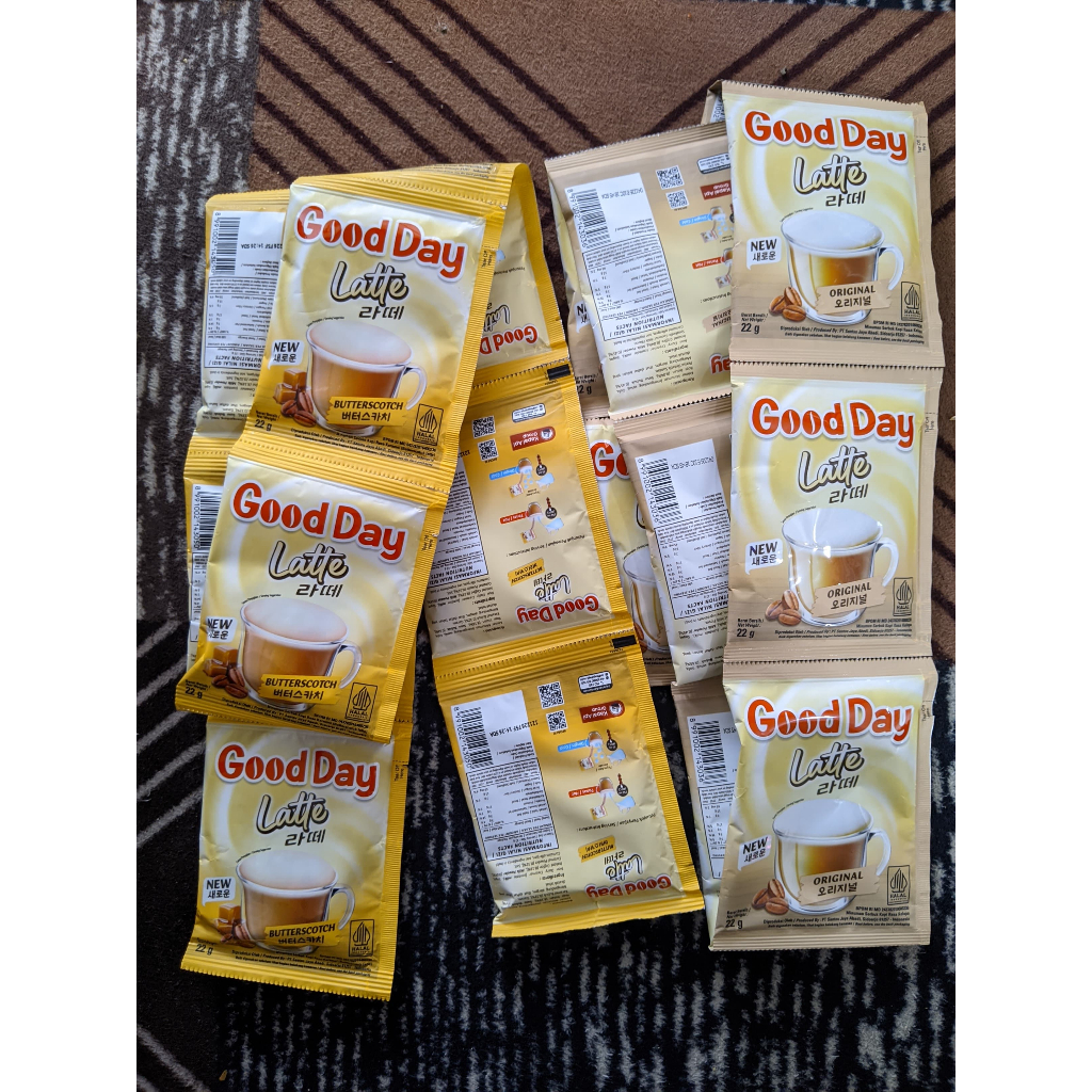 

Kopi Good DayLatte – Kopi Instan Creamy & Lembut/1 Renceng ISI 10