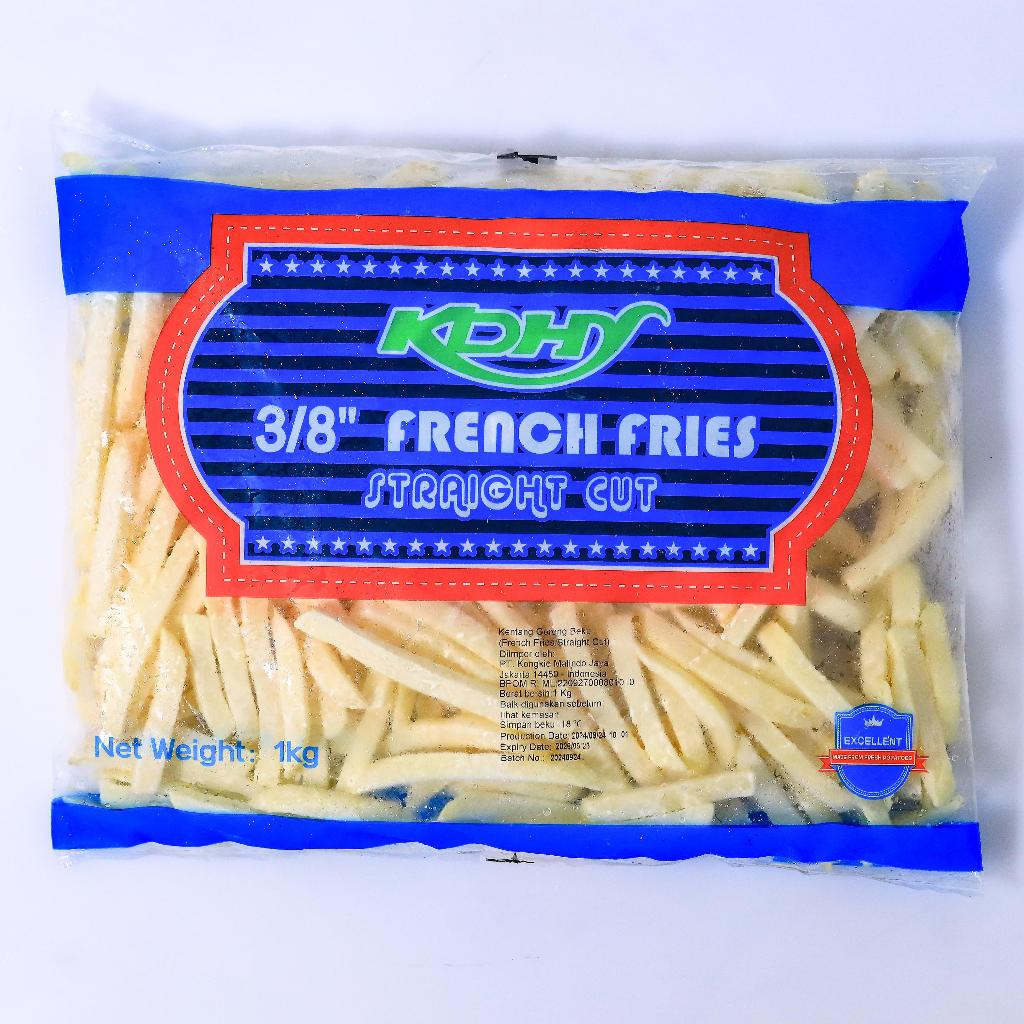 

Kentang Frozen Straight Cut | French Fries Straight Cut 1 kg merek KDHY