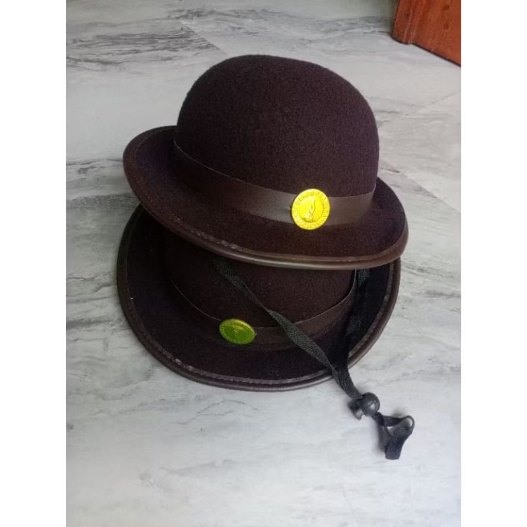 Topi Boni Pramuka Perempuan - Atribut Pramuka Wanita - Topi Bulat Pramuka Wanita Sekolah - Topi Pram