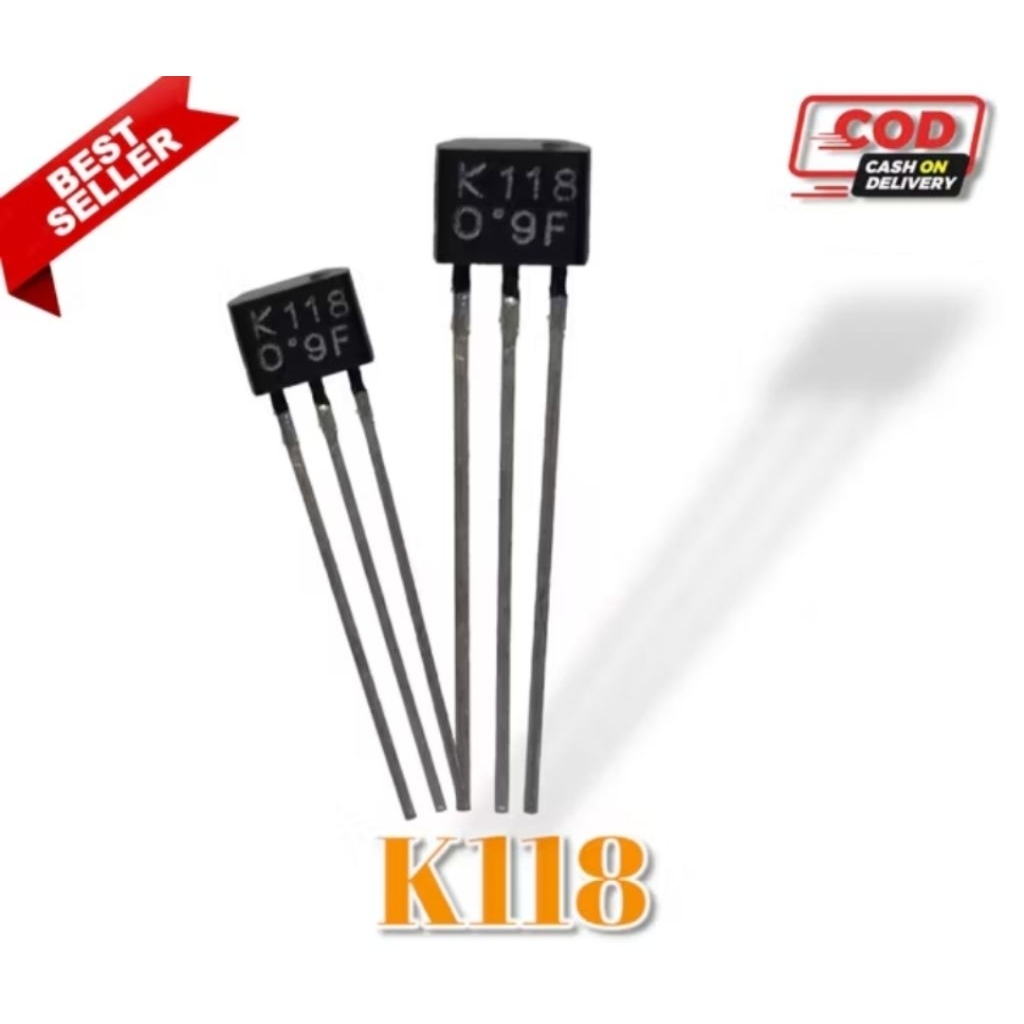 TRANSISTOR TR 2SK118 2SK 118 SK118 K118 K 118 ASLI ORIGINAL ORI