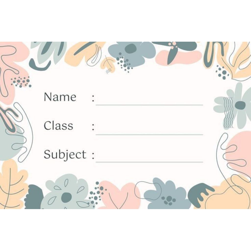 

Sticker Label buku bebas pilih, satu pack isi 20 lembar