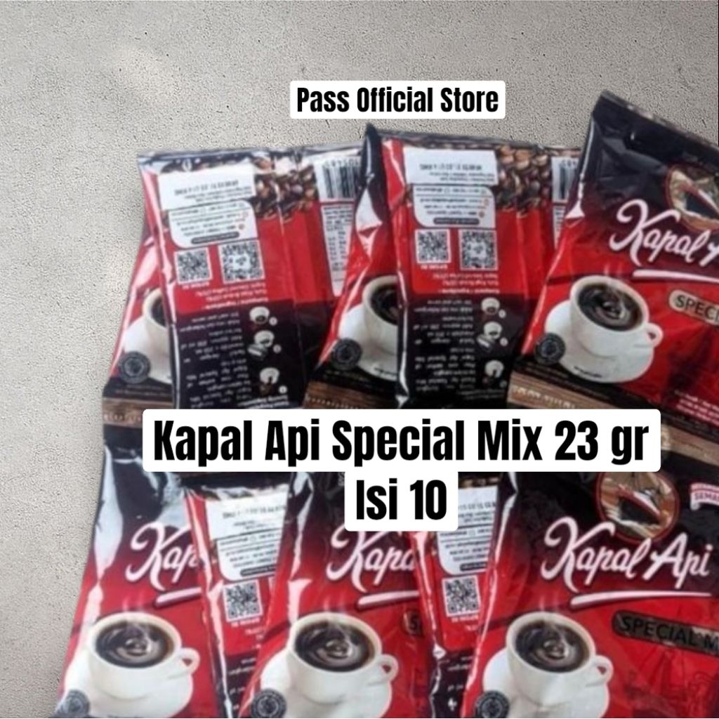 

Kopi Kapal Api Special Mix 24 gr, Kapal Api Special Mix Renceng isi 10