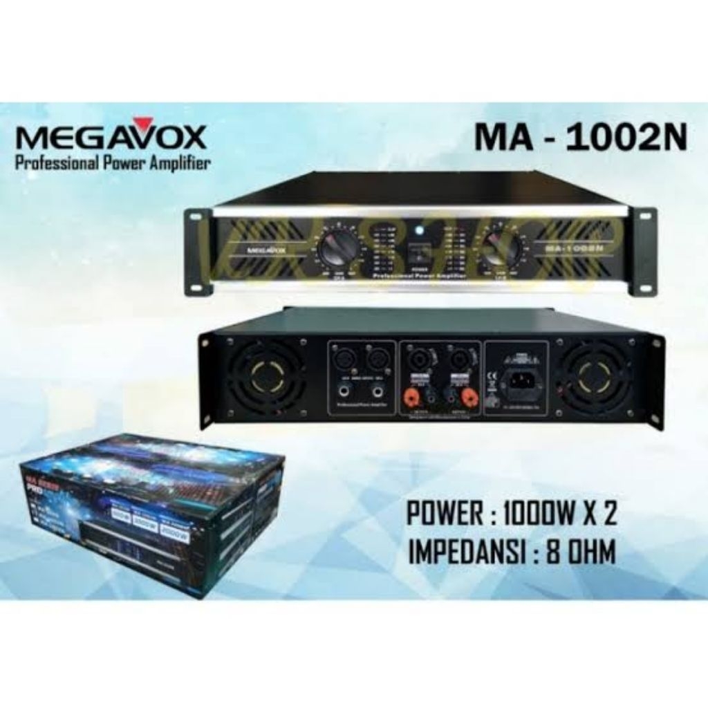 Power Amplifier MEGAVOX MA - 1002N