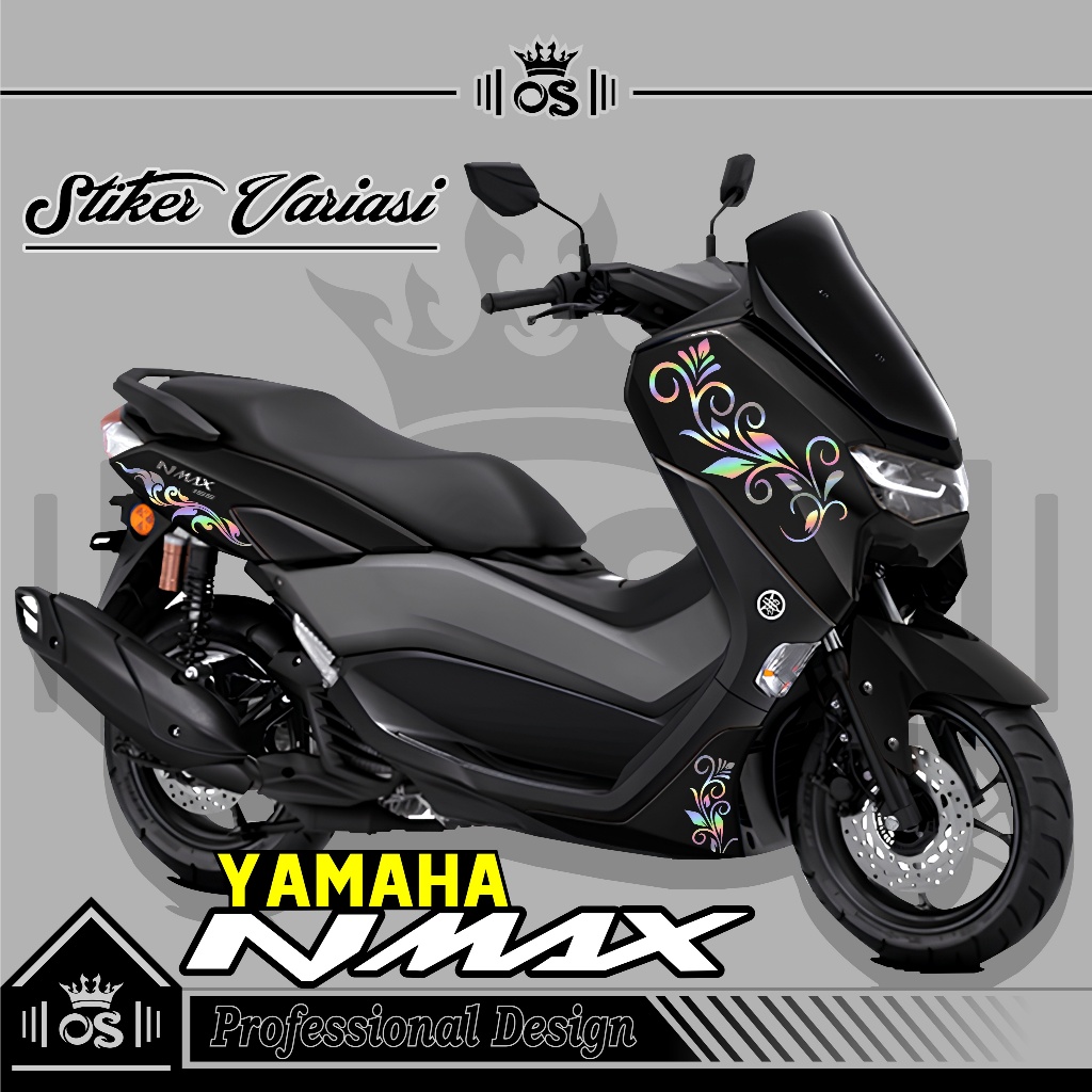 STRIPING NMAX NEW 2020-2024 / MTF 6 / CUTTING STIKER NMAX NEW /  STICKER YAMAHA NMAX  / SIMPLE