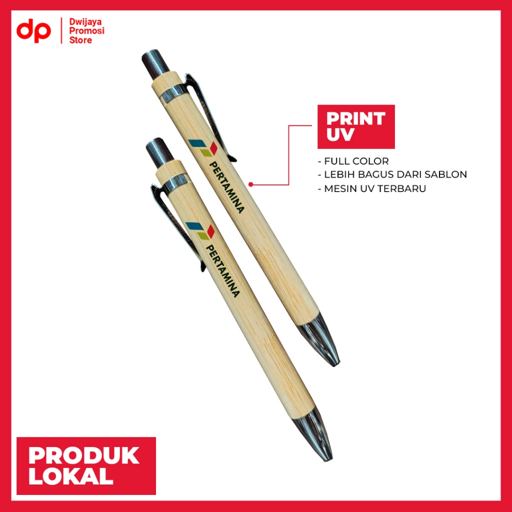 

Custom Nama Pulpen Kayu Klasik Dari Bahan Kayu Halus dengan Opsi Printing UV Nama dan Logo