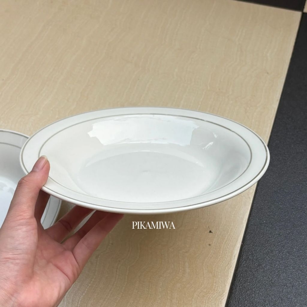 [3 PCS] PIRING KERAMIK LISMAS DYNASTY 8 INCH / 9 INCH piring makan keramik piring makan besar piring