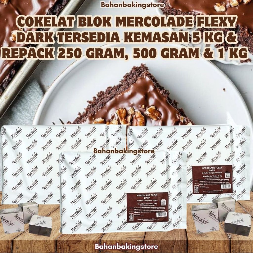 

MERCOLADE FLEXY CHOCOLATE COMPOUND TERSEDIA KEMASAN 5 KG & REPACK 250 GRAM, 500 GRAM & 1KG | COKELAT BLOK COMPOUND | COKLAT BATANGAN 5KG BISA DICAIRKAN ATAU DISERUT