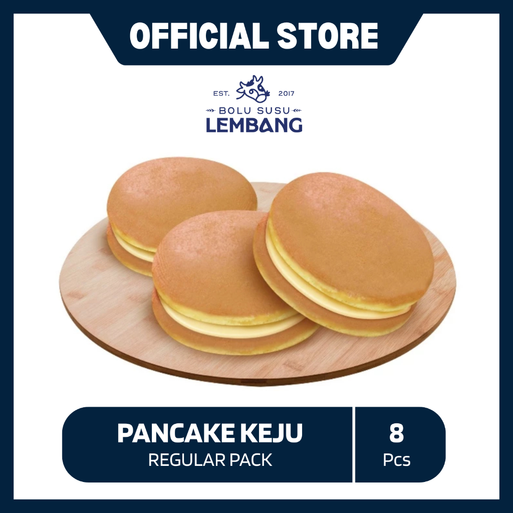 

Pancake Susu Lembang Keju - Isi 8pcs