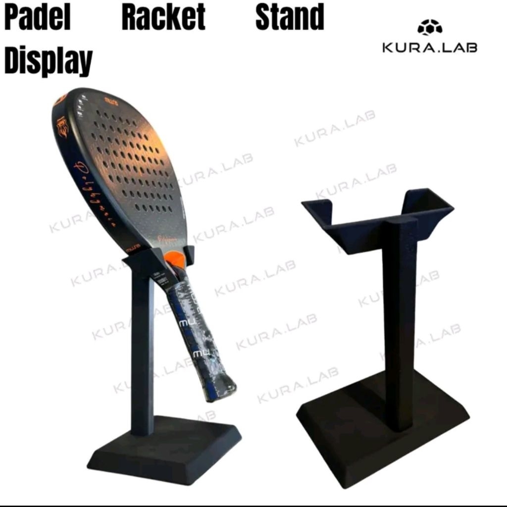 Stand Display Raket Padel – Dudukan Raket Elegan & Kokoh - [KURA.LAB]