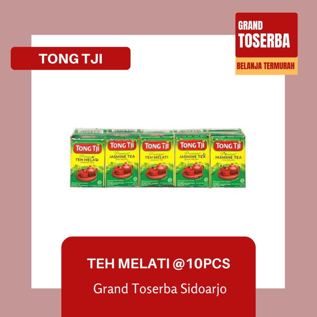 

TONG TJI JASMINE TEA 40g - 80g TEH SEDUH SERUK / AROMA MELATI HARUM DAN RASA KHAS LOOSE TEA