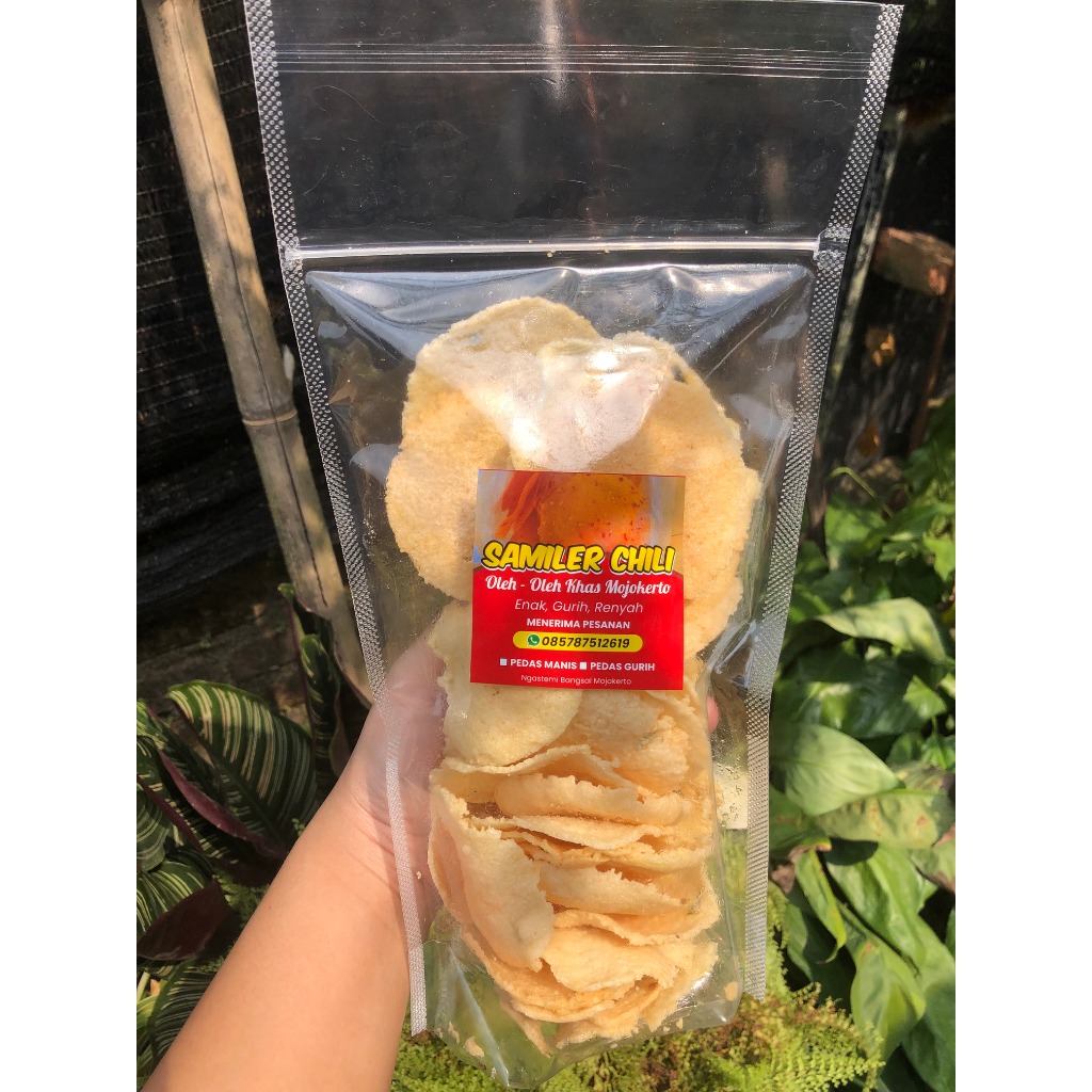 

Kerupuk Samiler Matang / Opak 65g – Kerupuk Singkong Renyah Gurih