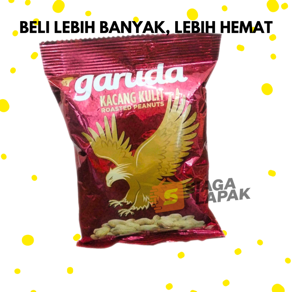 

Kacang Kulit Garuda Premium 60gr ECERAN 1 PCS [BELI BANYAK LEBIH MURAH]