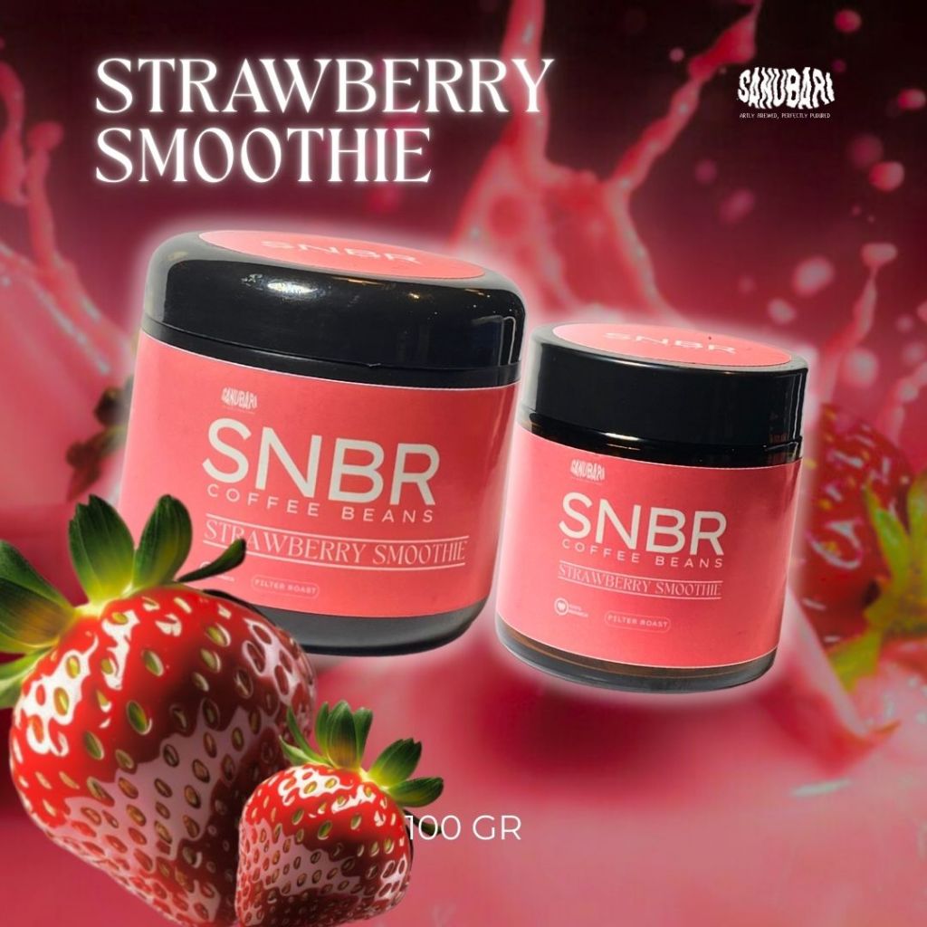 

Forcysn Premium Roast Beans Arabica Coffee Strawberry Smothie By Sanubari Biji Kopi Premium