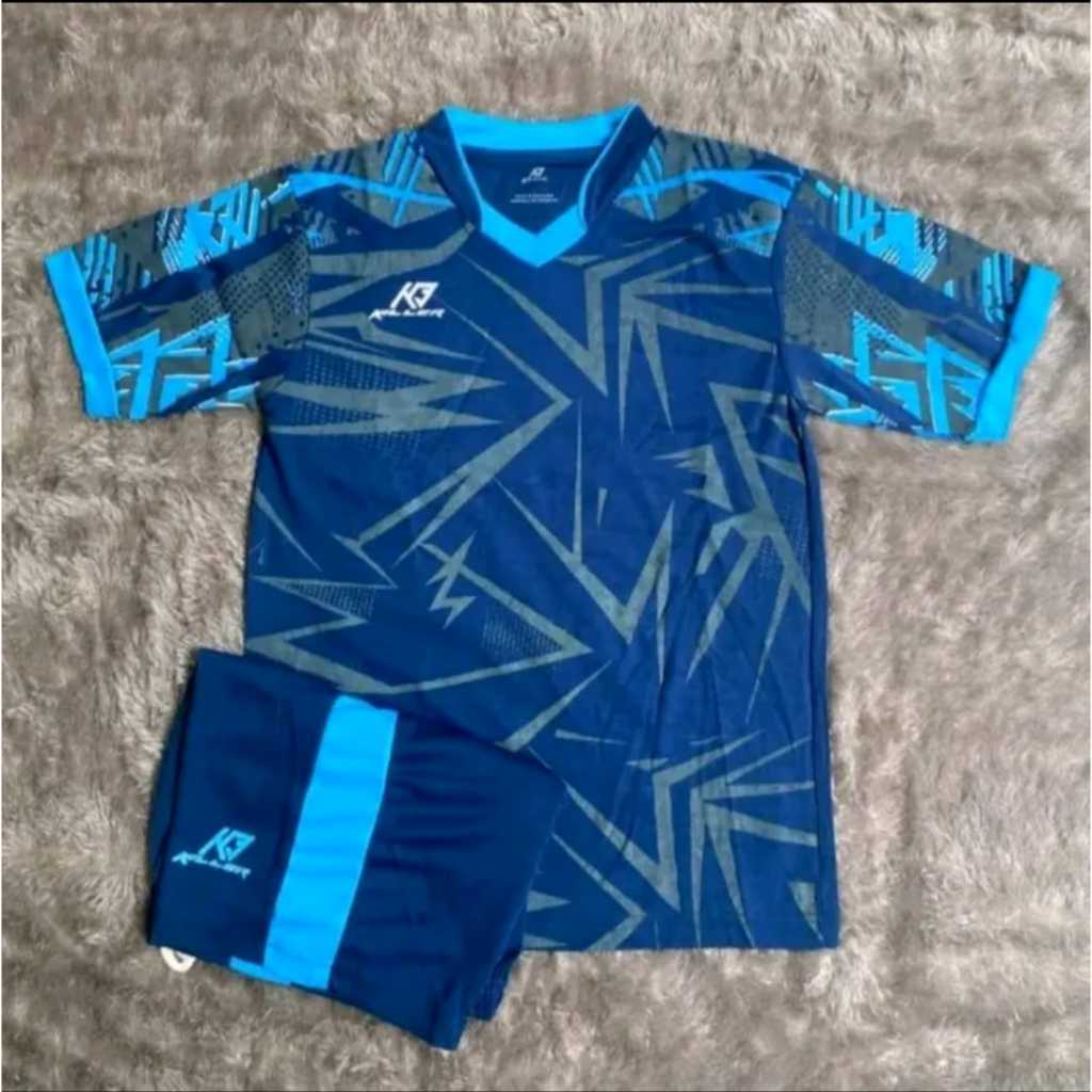 Baju Bola Anak Laki laki Jersey Futsal Anak Bahan Adem Ukuran M, L, XL