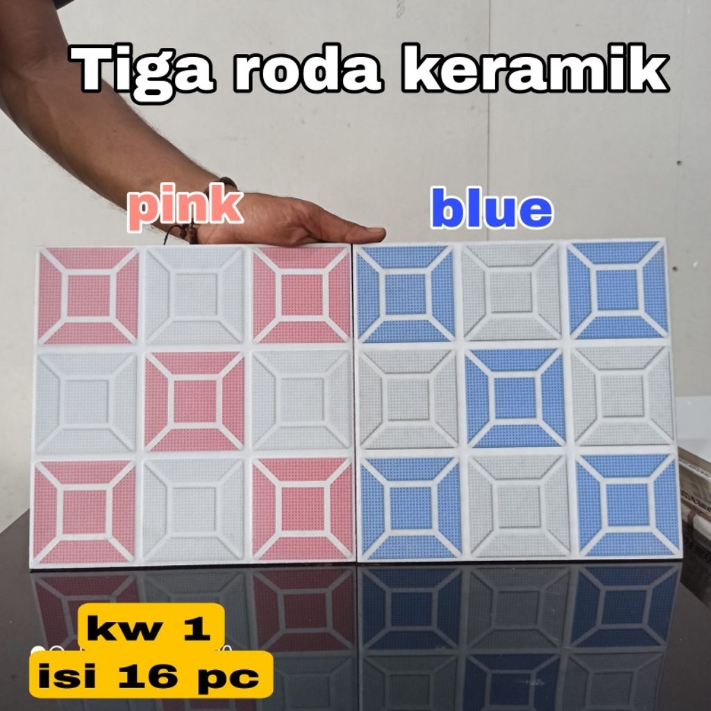 keramik lantai 25x25/keramik lantai kamar mandi pink/keramik tangga/keramik tiang kw 1/akira pink bl