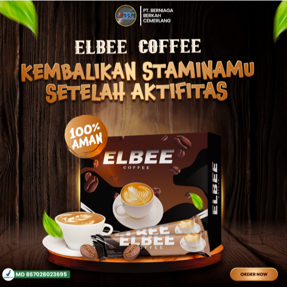 Kopi Elbee coffee 10 sachet Kopi Stamina Pria Termurah