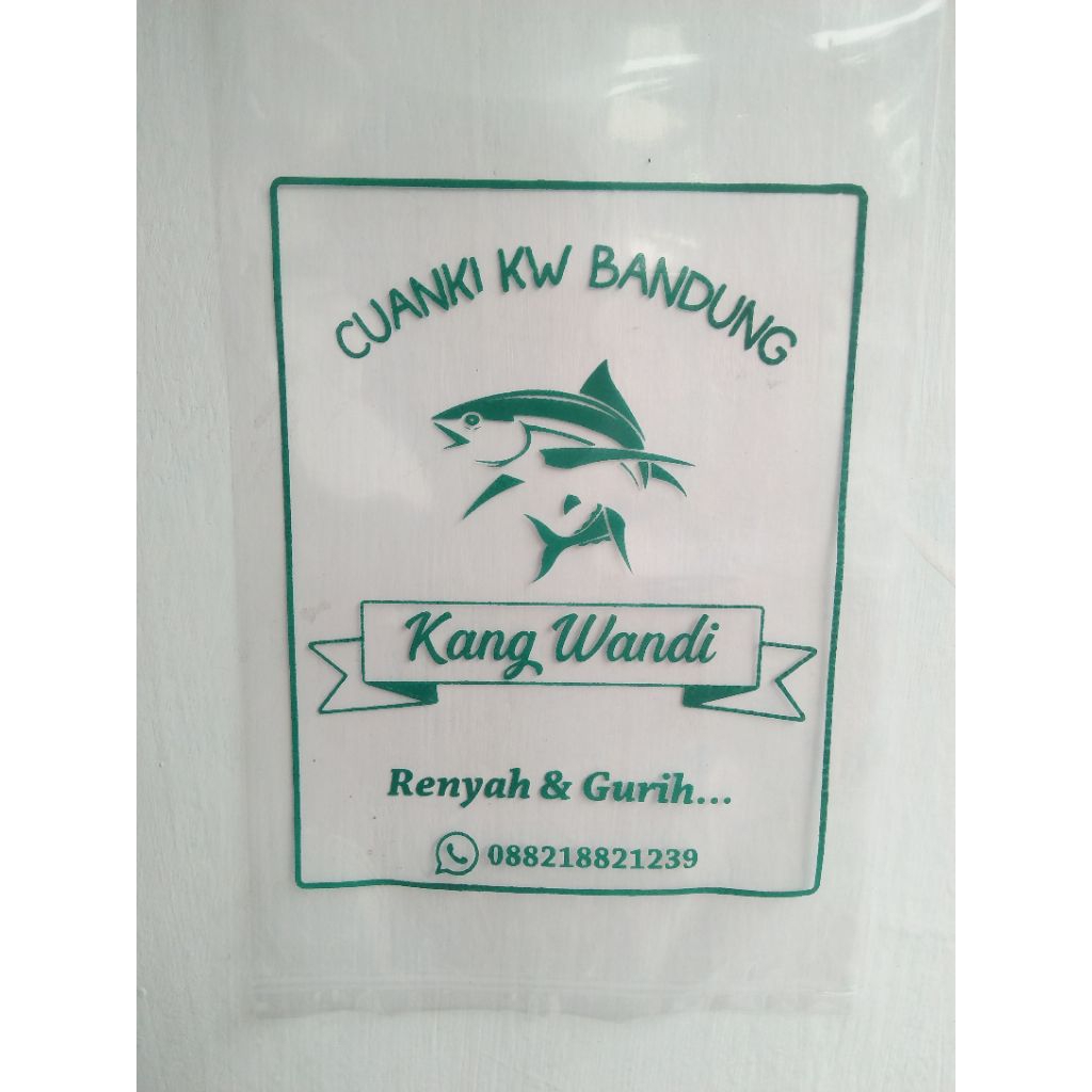Sablon Plastik PP 22x40 tebal 03 - plastik bening - plastik kemasan snack