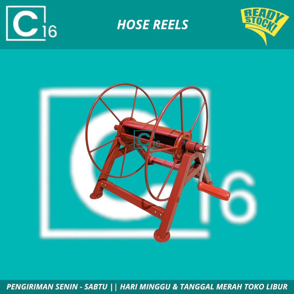 Gulungan Selang 100 Meter 50M Hose Reel Gulung Selang Kompresor Gulungan Kabel