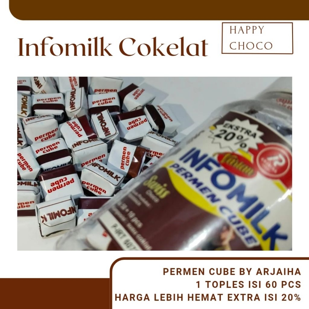 

Permen Viral Millo Milo INFOMILK COKLAT Isi 60 Pcs
