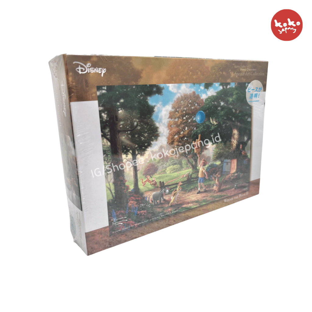 [DISNEY PREMIUM PUZZLE] Disney Pooh Tenyo Jigsaw Puzzle 500 pcs Stained Art Thomas Kinkade - Winnie 