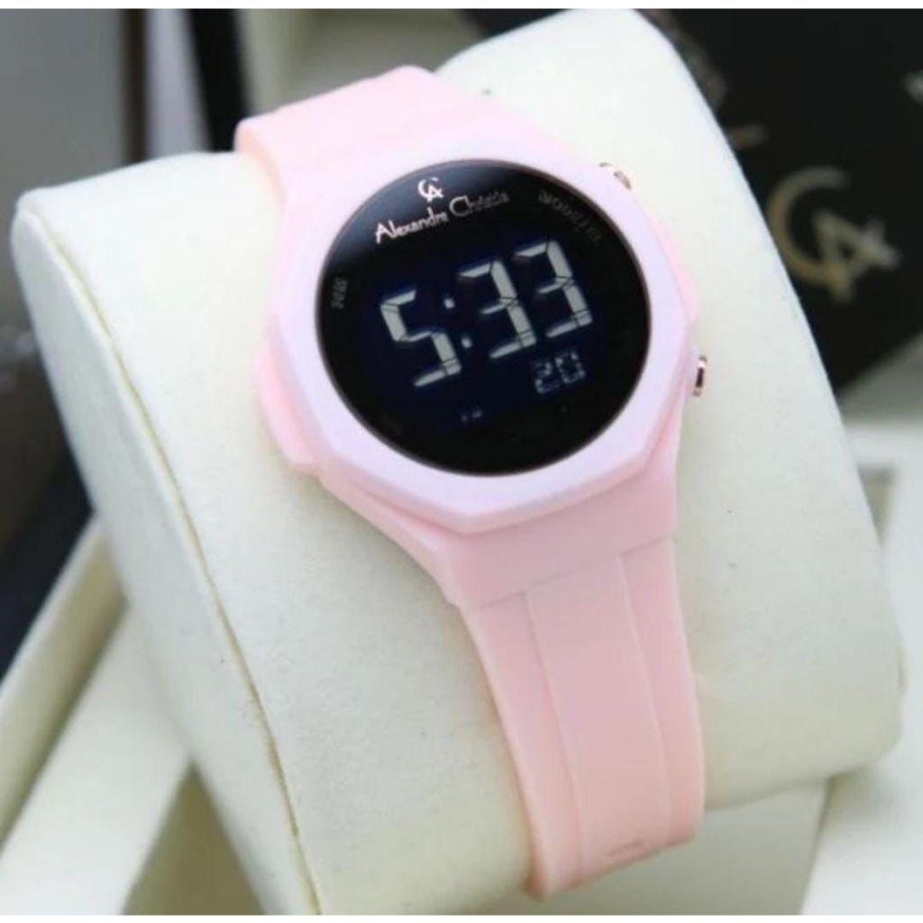 Jam Tangan Wanita Alexandre Christie ACF 9359 Original Warna Pink