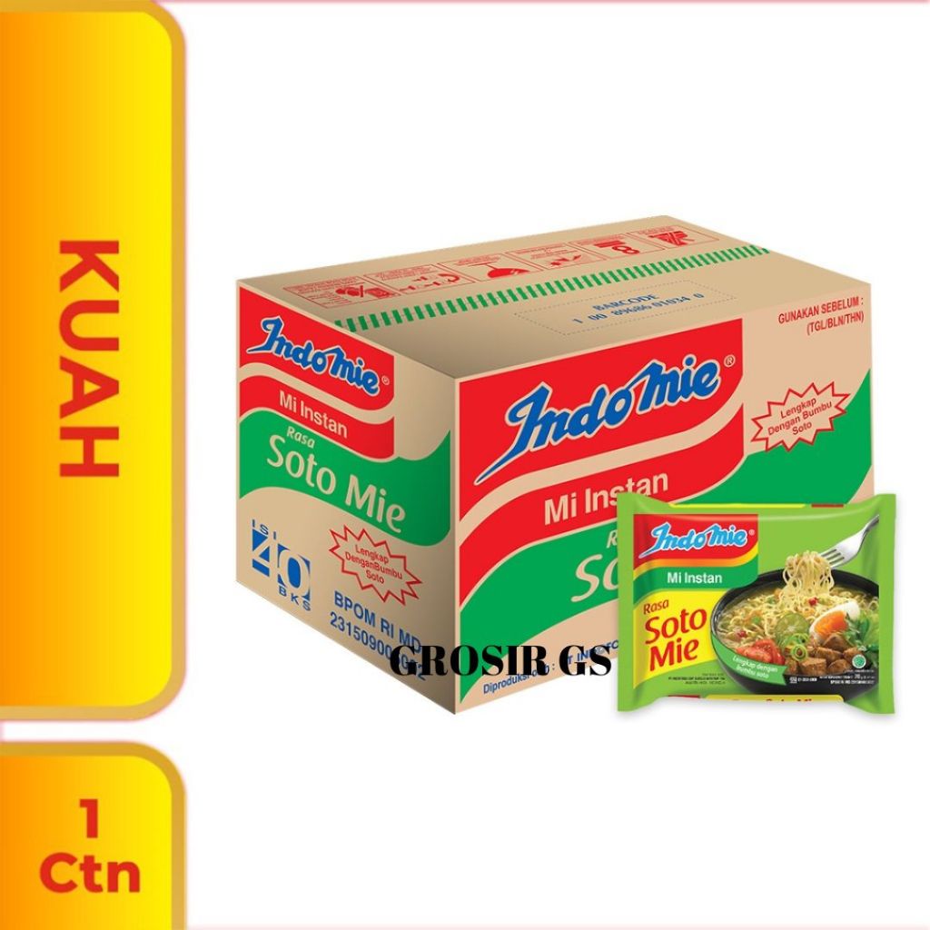 

1 DUS INDOMIE SOTO MIE INDOMIE KUAH