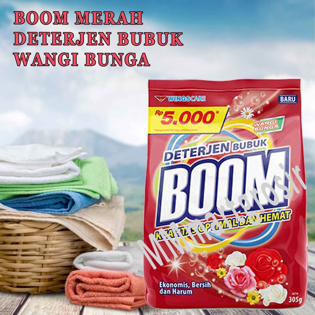 BOOM MERAH / Deterjen Bubuk Boom Detergent Bubuk