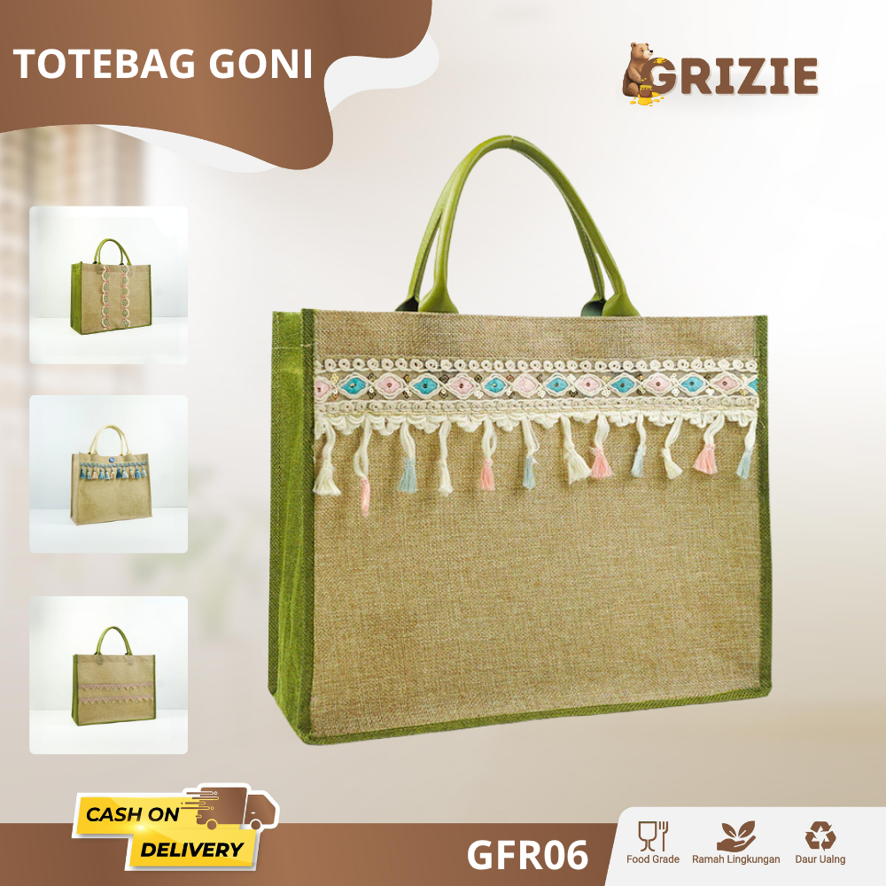 Tote bag Goni / Tas Goni / Goodie Bag Goni / Tas Goni Hampers / Tas Goni Souvenir I GFR06