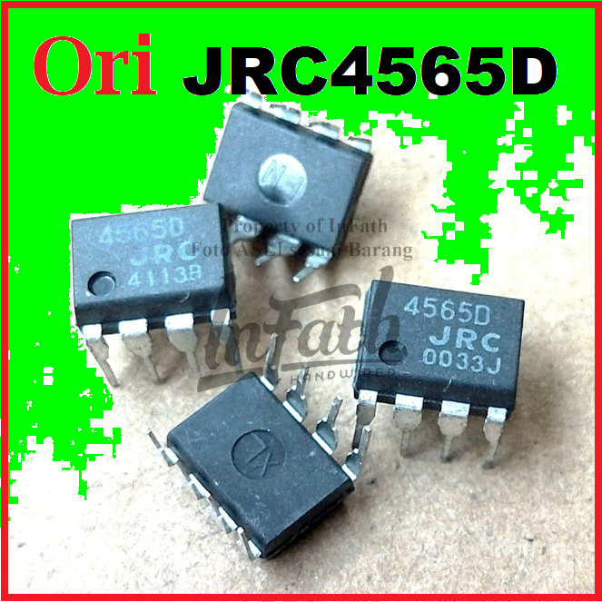 JRC4565D Original NOS - InFath - JRC 4565D 4565 D JRC4565 asli NJM NJM4565D ic sparepart power suppl