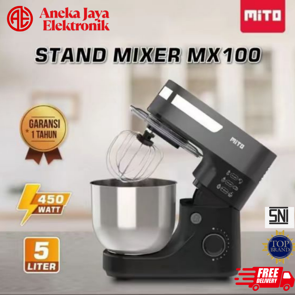 MITOCHIBA MIXER MX-100 // STAND MIXER MITO MX100 PENGADUK ADONAN 5 LITER