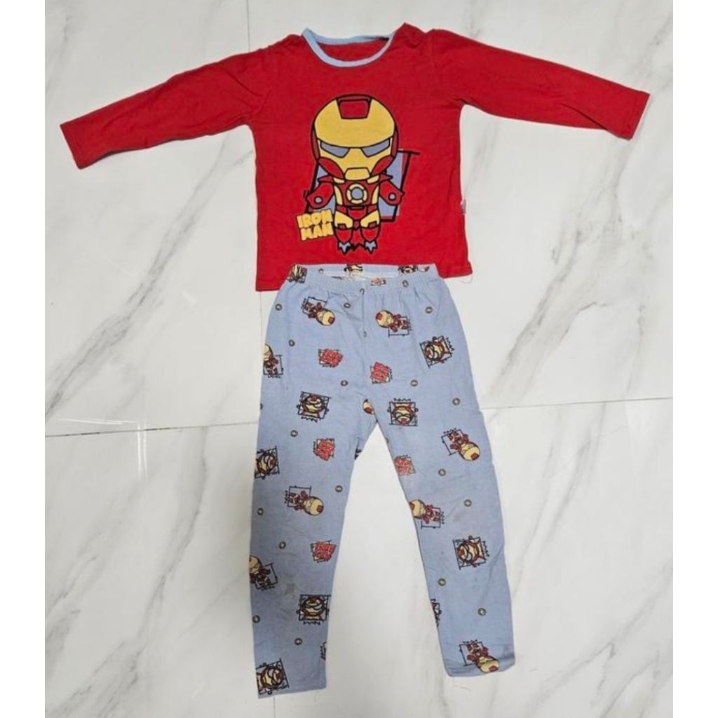 Baju Tidur Lengan Panjang Anak Laki Preloved